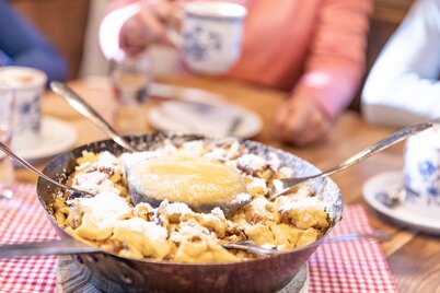 Original Kaiserschmarrn in hut