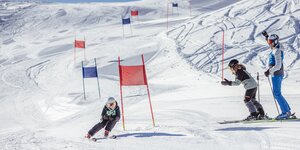 Race track on the Schatzberg Skiing like a pro